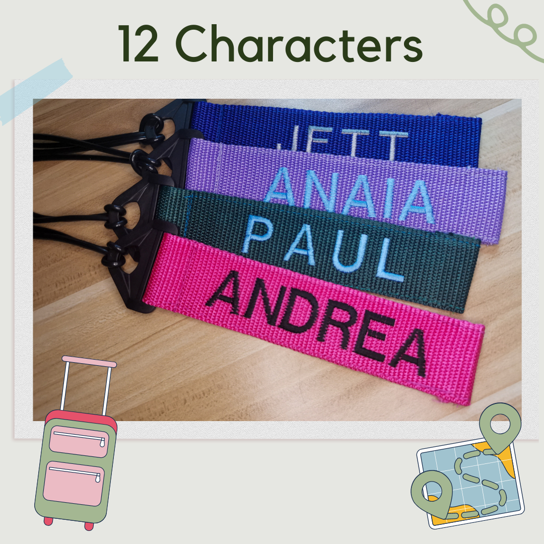 My Own Luggage Tag - 12 Characters